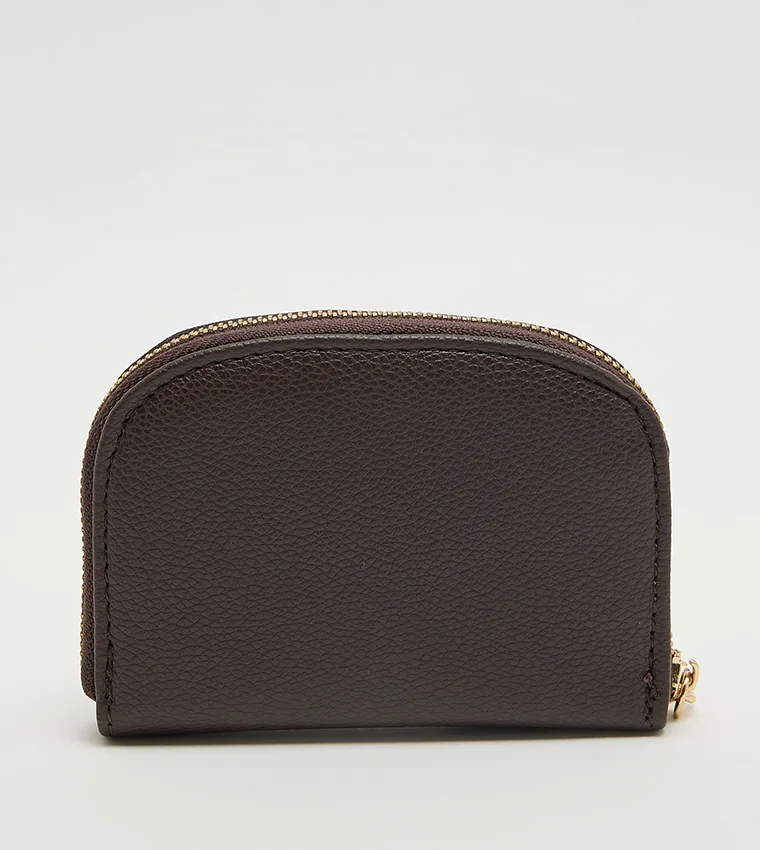 Anne Klein  Anne Klein Logo Detail Zip-around Card Holder for Women | Best Price UAE